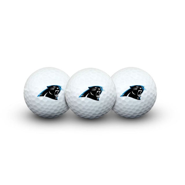 Carolina Panthers 3 Golf Balls In Clamshell