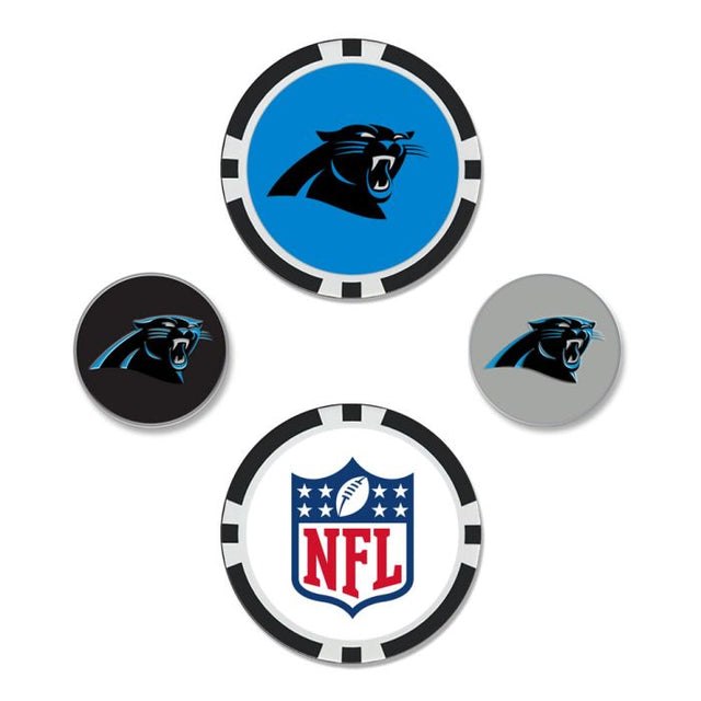 Carolina Panthers Ball Marker Set of four