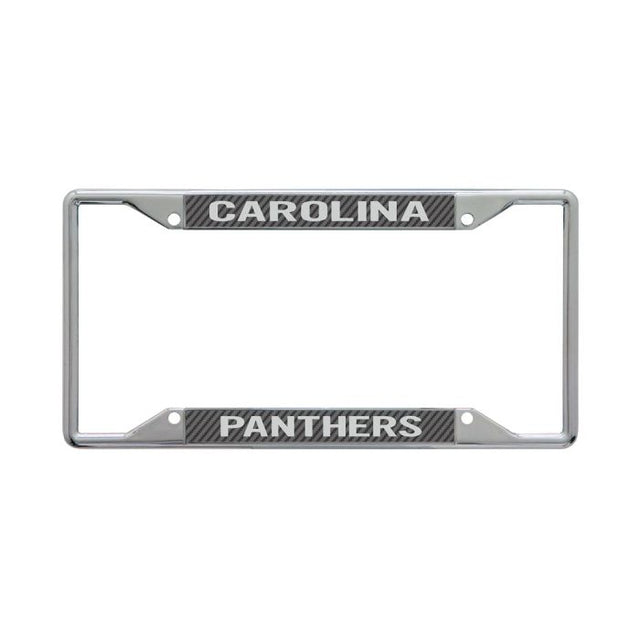 Carolina Panthers CARBON Lic Plt Frame S/S Printed