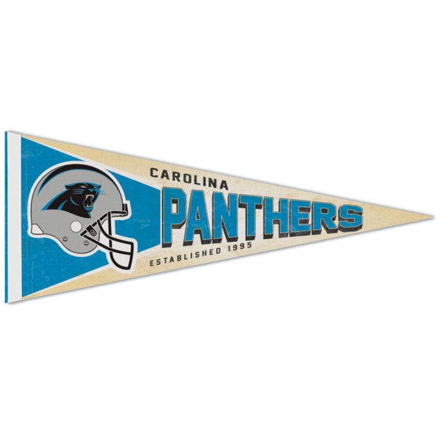 Carolina Panthers / Classic Logo RETRO Premium Pennant 12" x 30"