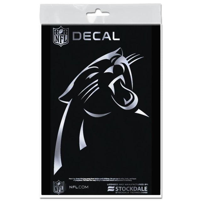 Carolina Panthers Decal Metallic 3" x 5"