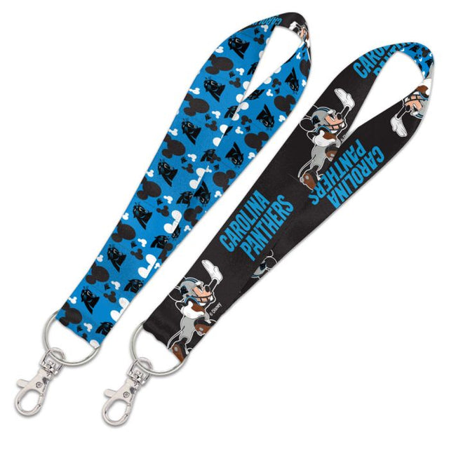 Carolina Panthers / Disney Mickey Mouse Lanyard Key Strap 1"