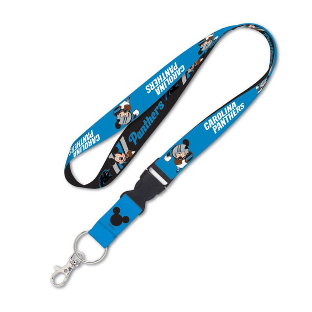 Carolina Panthers / Disney Mickey Mouse Lanyard w/detachable buckle 1"