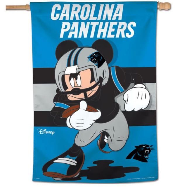 Carolina Panthers / Disney Mickey Mouse Vertical Flag 28" x 40"