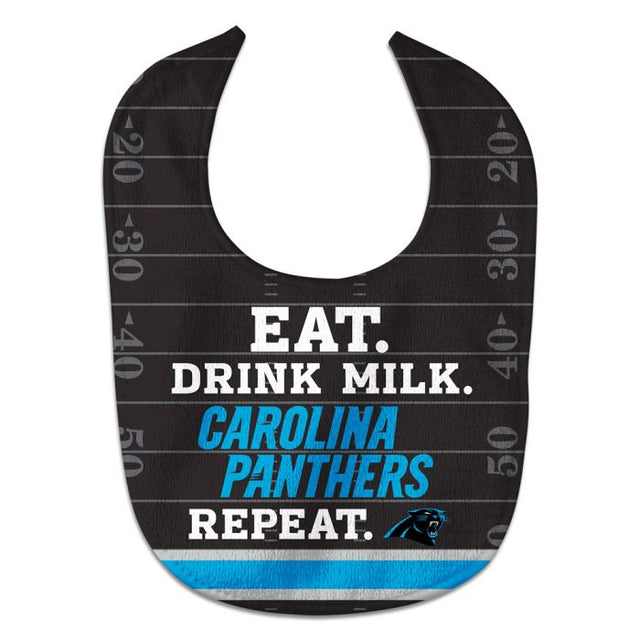 Babero para bebé All Pro de Carolina Panthers Eat Drink Milk