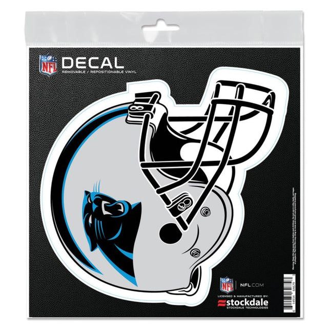 Calcomanía para todo tipo de superficies de los Carolina Panthers HELMET de 6" x 6"