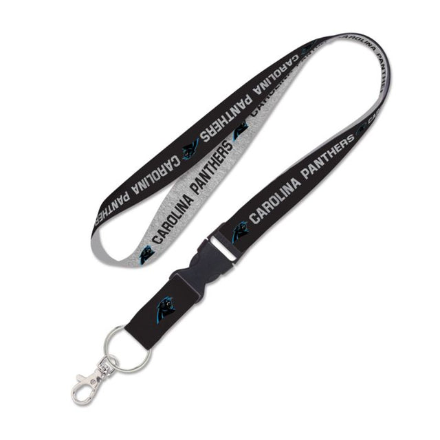Carolina Panthers Heather Lanyard w/detachable buckle 1"