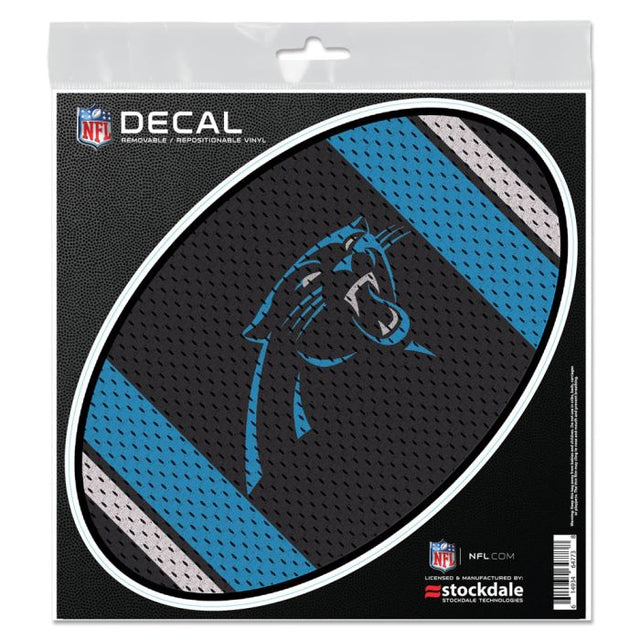 Calcomanía para todas las superficies de la camiseta Carolina Panthers de 6" x 6"