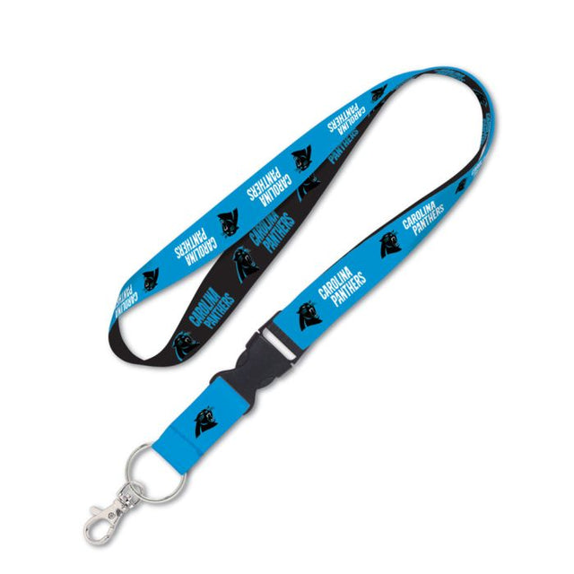 Cordón de Carolina Panthers con hebilla desmontable de 1"