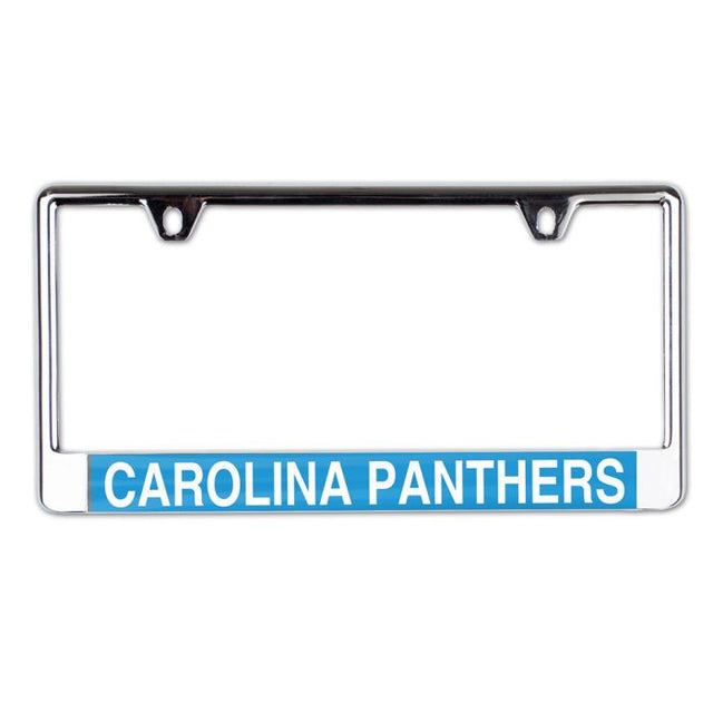 Carolina Panthers Lic Plate Frame B/O Printed