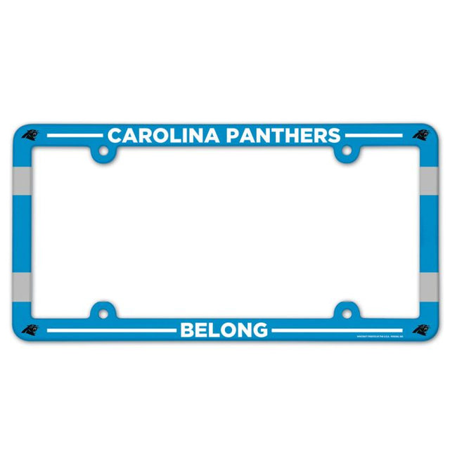 Carolina Panthers Lic Plate Frame Full Color