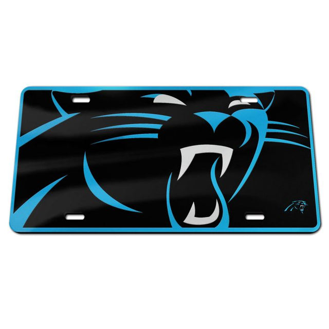 Carolina Panthers MEGA Specialty Acrylic License Plate