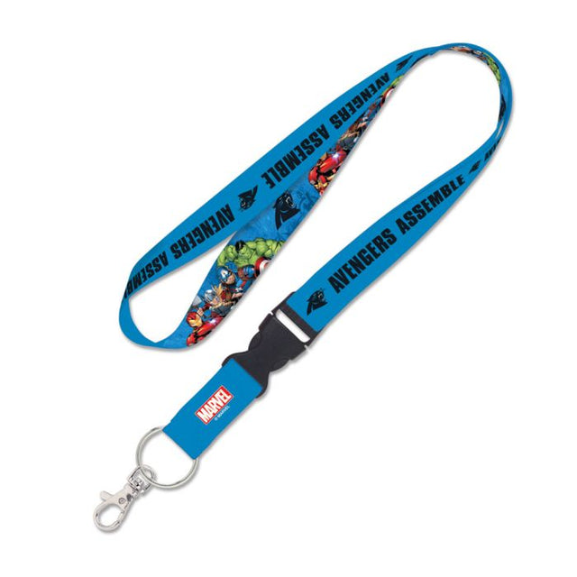Carolina Panthers / Marvel (C) 2021 Marvel Lanyard w/detachable buckle 1"