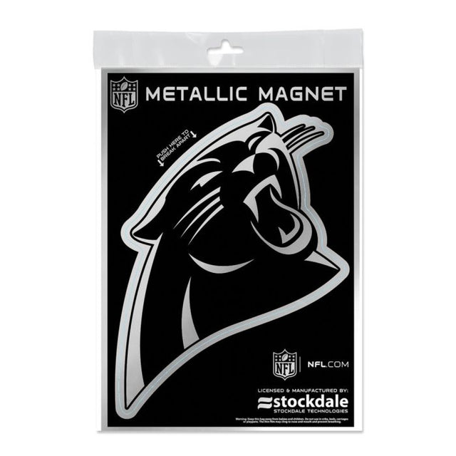 Carolina Panthers Metallic Magnets 5" x 7"