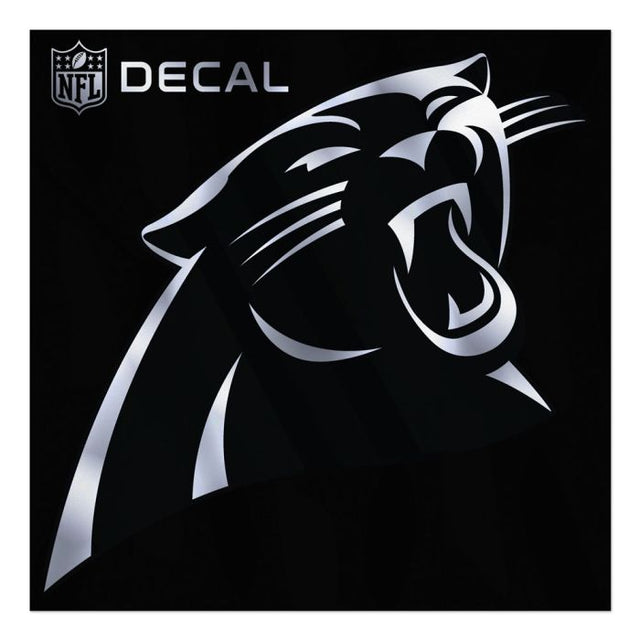 Carolina Panthers Metallic Window Decals 12" x 12"