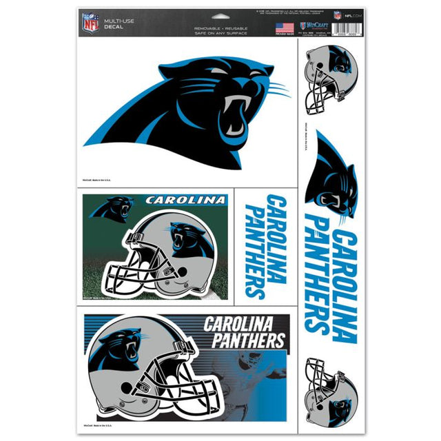 Carolina Panthers Multi Use Decal 11" x 17"