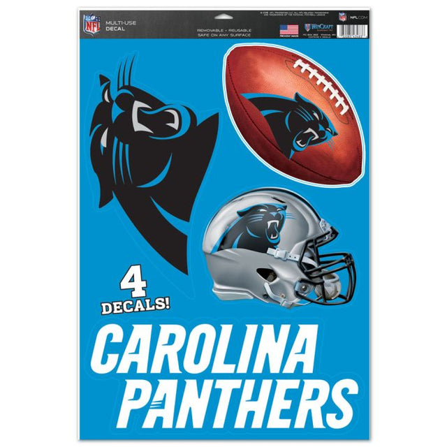 Carolina Panthers Multi-Use Decal 11" x 17"