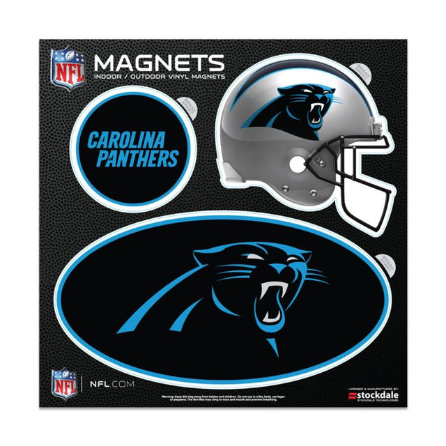 Carolina Panthers Outdoor Magnets 6" x 6"