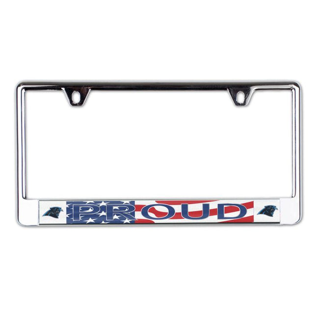 Carolina Panthers PATRIOTIC Lic Plate Frame B/O Printed