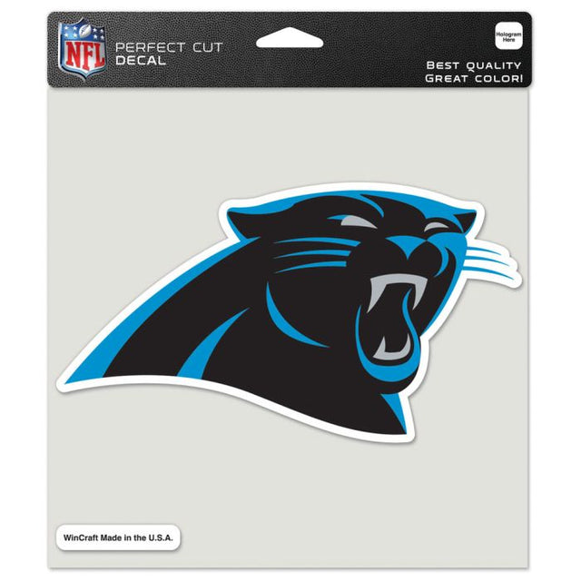 Carolina Panthers Perfect Cut Color Decal 8" x 8"