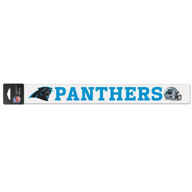 Carolina Panthers Perfect Cut Decals 2" x 17"