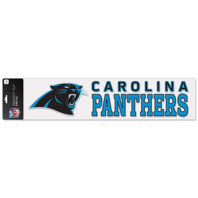 Carolina Panthers Perfect Cut Decals 4" x 17"