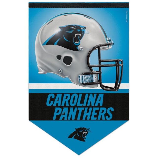 Bandera de fieltro premium de los Carolina Panthers de 17" x 26"