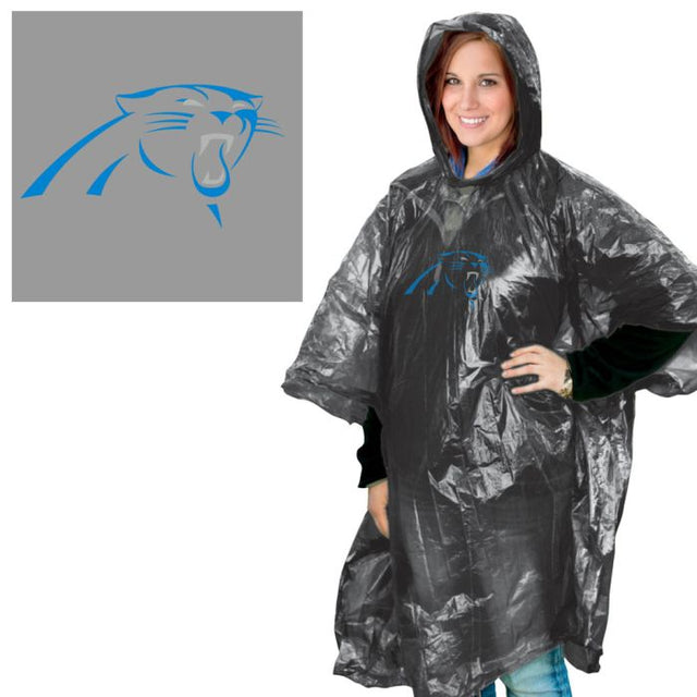 Poncho de lluvia de los Carolina Panthers