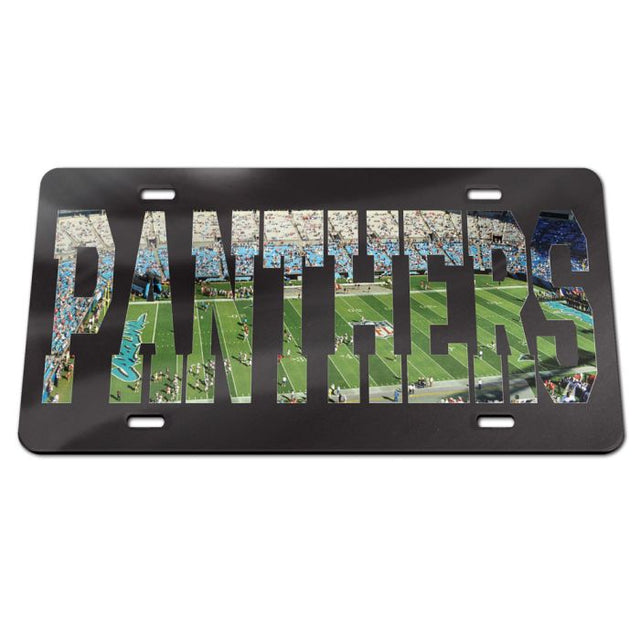 Carolina Panthers STADIUM Specialty Acrylic License Plate