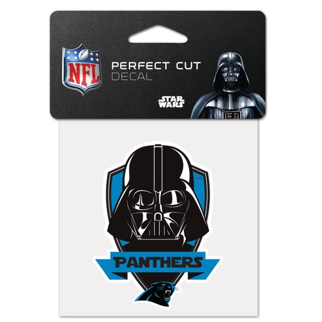 Carolina Panthers / Star Wars Darth Vader Perfect Cut Color Decal 4" x 4"