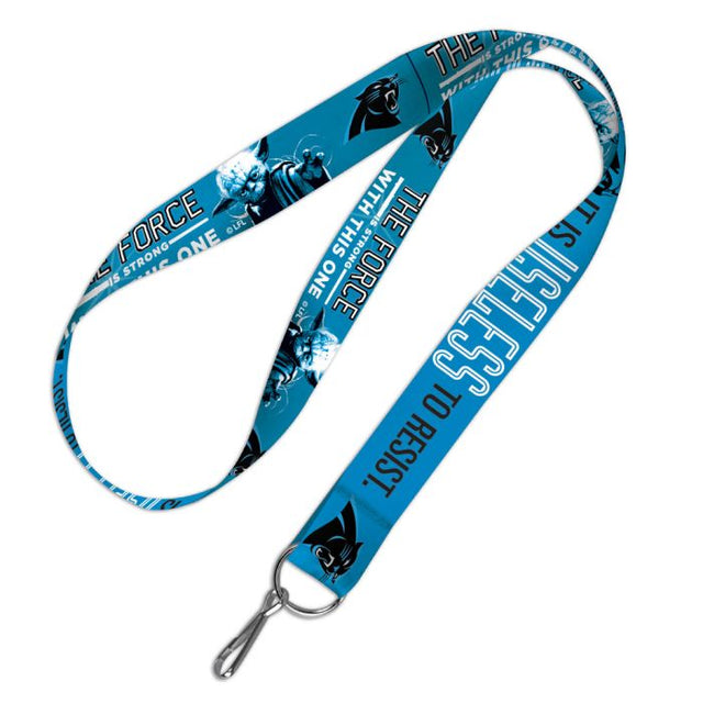 Carolina Panthers / Star Wars Yoda & Vader Lanyard 1"