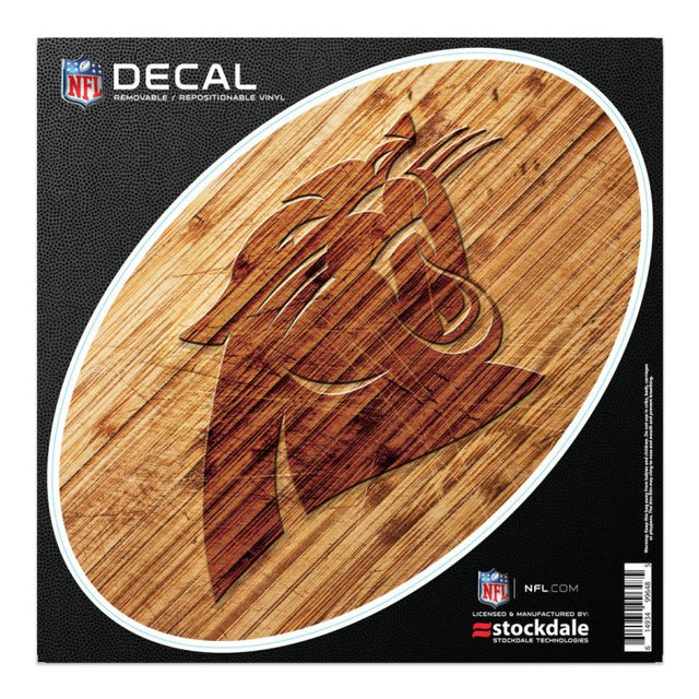 Carolina Panthers WOOD All Surface Decal 6" x 6"