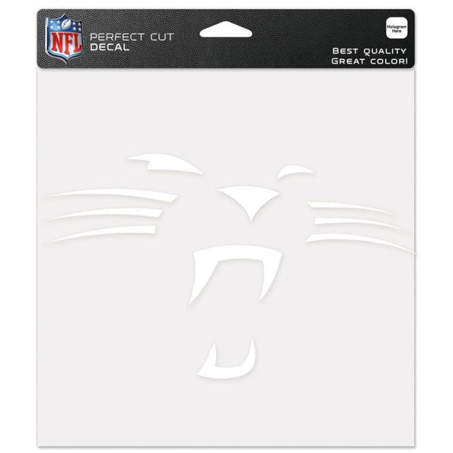 Carolina Panthers Whiskers Perfect Cut Decals 8" x 8"