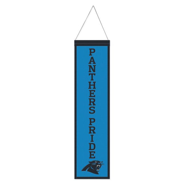 Carolina Panthers Wool Banner 8" x 32"