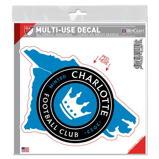 Charlotte FC All Surface Decal 6" x 6"