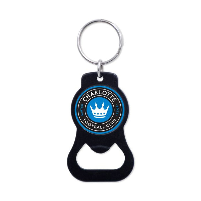 Charlotte FC Black Bottle Opener Key Ring