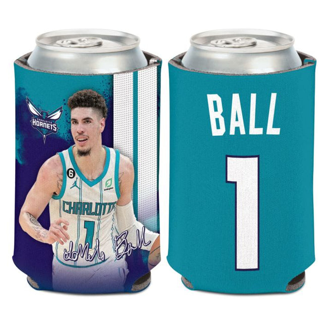 Enfriador de latas de 12 oz de los Charlotte Hornets LaMelo Ball