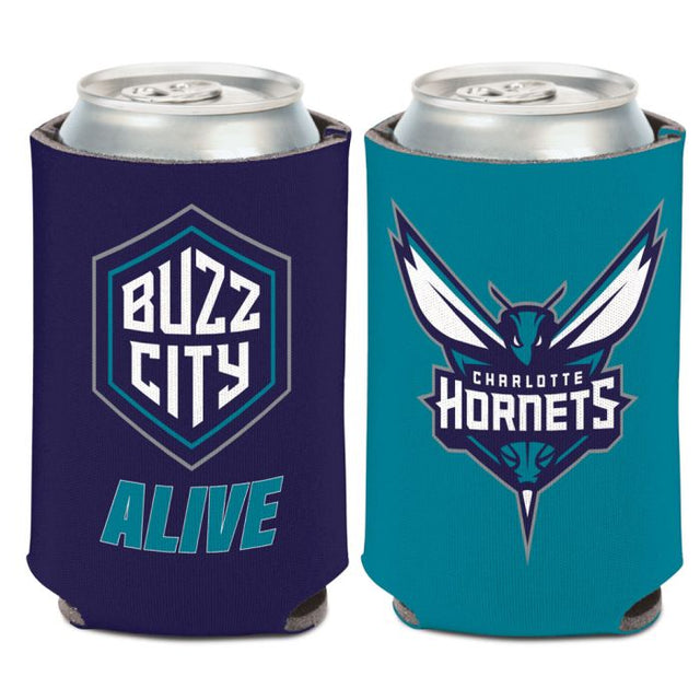 Enfriador de lata SLOGAN de Charlotte Hornets de 12 oz.
