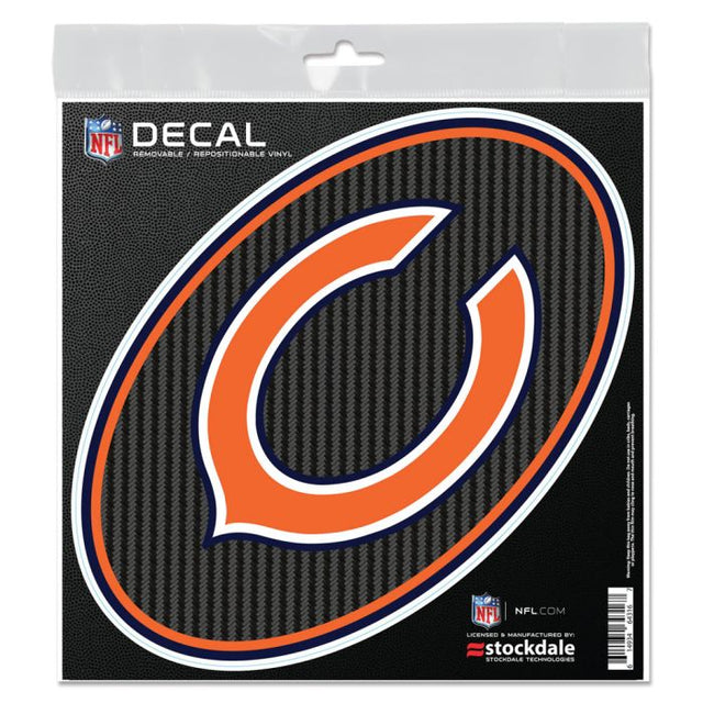 Chicago Bears CARBON All Surface Decal 6" x 6"