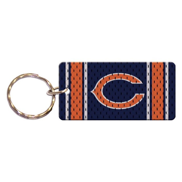 Chicago Bears JERSEY Keychain Rectangle