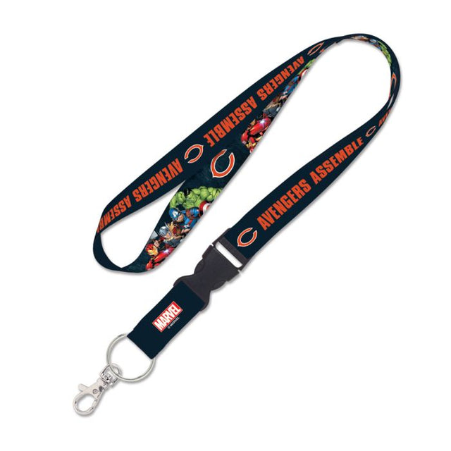 Chicago Bears / Marvel (C) 2021 Marvel Lanyard w/detachable buckle 1"