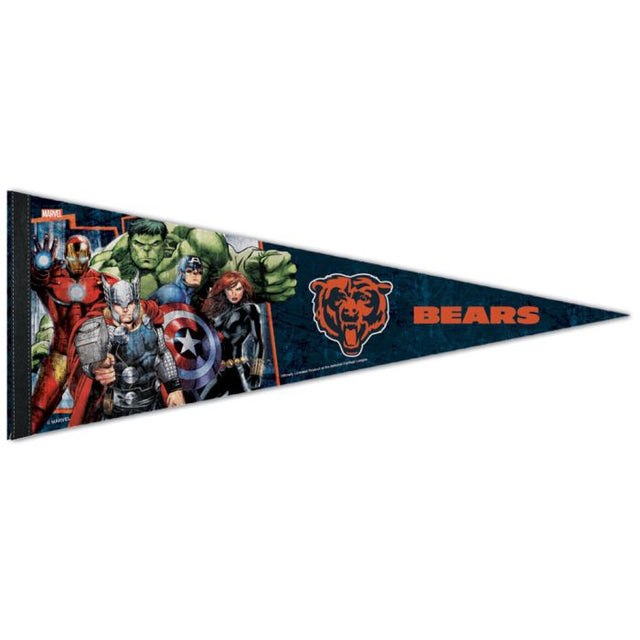 Chicago Bears / Marvel (C) 2021 Marvel Premium Pennant 12" x 30"