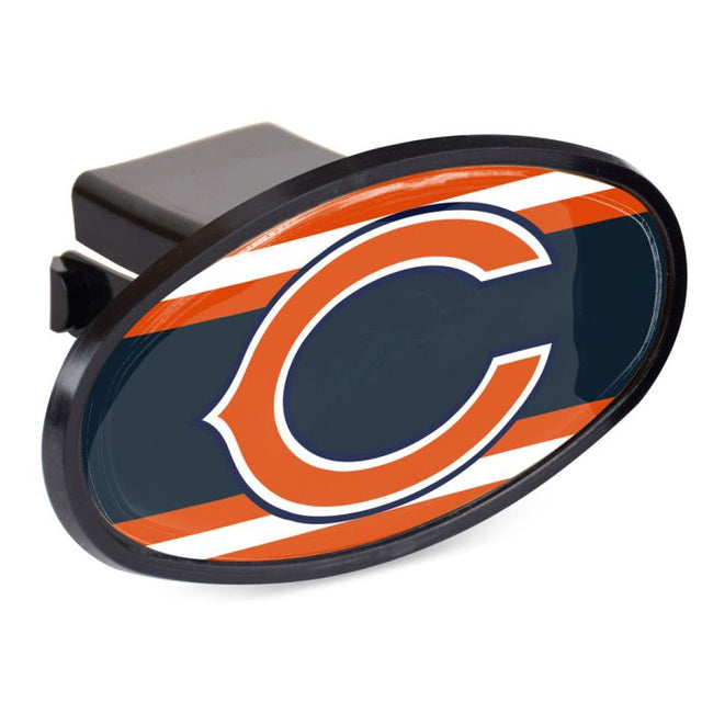 Chicago Bears STRIPES Oval 2" Hitch Receiver