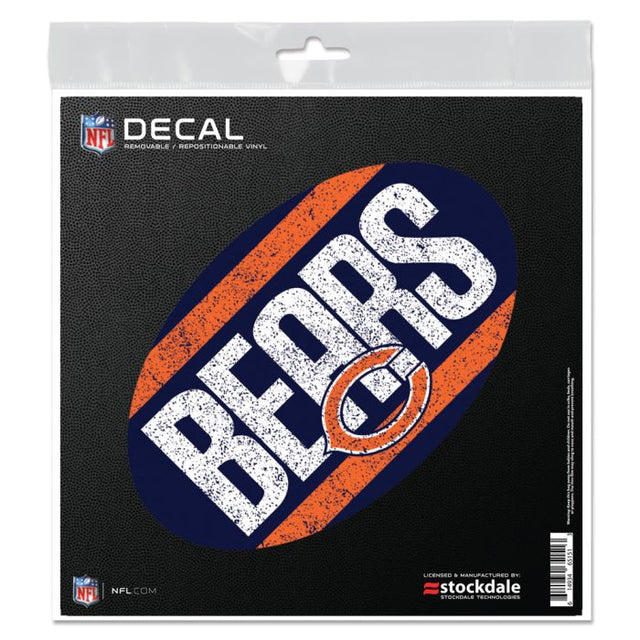 Chicago Bears VINTAGE All Surface Decal 6" x 6"