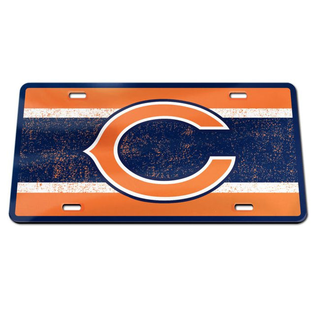 Chicago Bears VINTAGE Specialty Acrylic License Plate