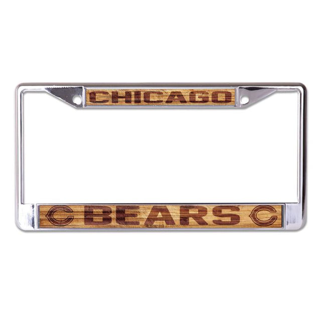 Chicago Bears WOOD Lic Plt Frame S/L Printed