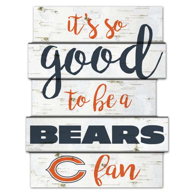 Chicago Bears Wood Sign 11"X14"