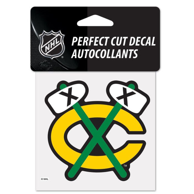 Chicago Blackhawks Perfect Cut Color Decal 4" x 4"