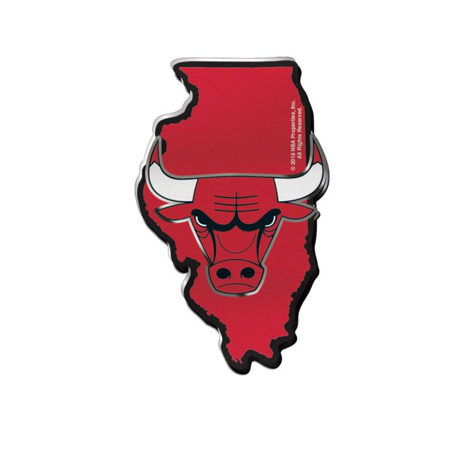 Emblema acrílico para automóvil de los Chicago Bulls