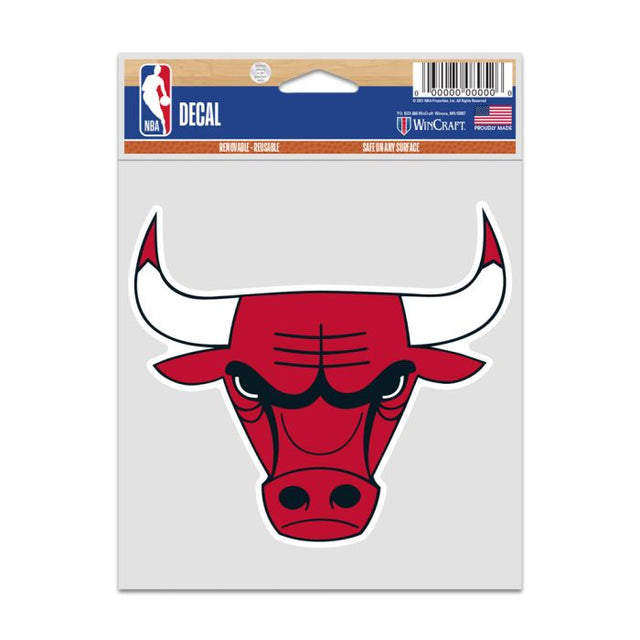 Calcomanías para fanáticos de los Chicago Bulls de 3,75" x 5"